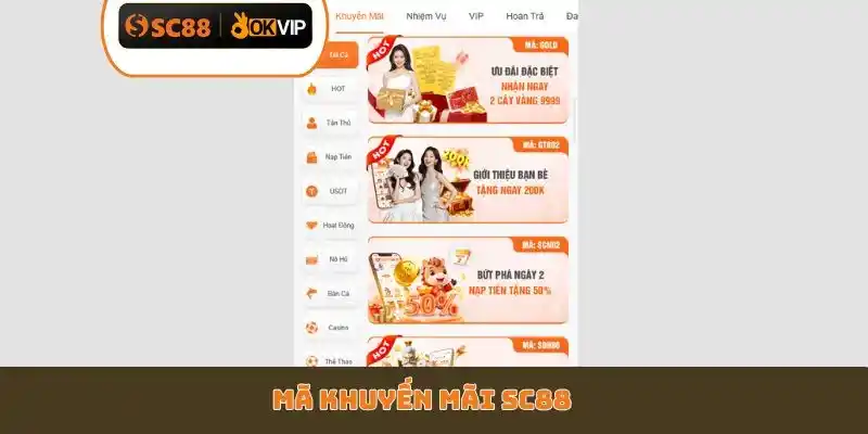 Mã khuyến mãi SC88